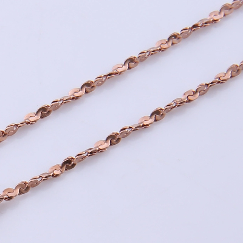 Hot Sale Stainless Steel Jewelry Necklace Twisted Serpentine Chain