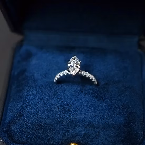 타원형 합성 커런덤 사파이어, 원형 아쿠아마린 사파이어, 실험실 제작 사파이어