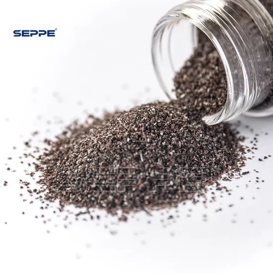 연삭 용도로 오븐에 사용하기 위한 단단한 갈색 강옥 알갱이